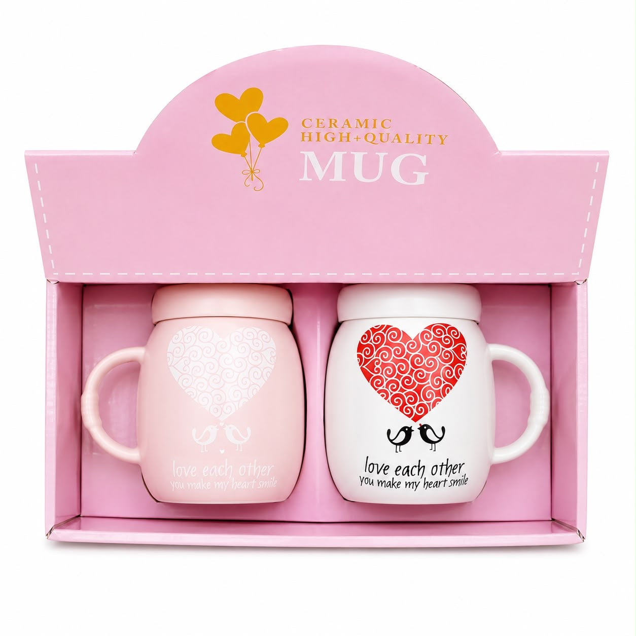 Ceramic Couple Mug Gift Set