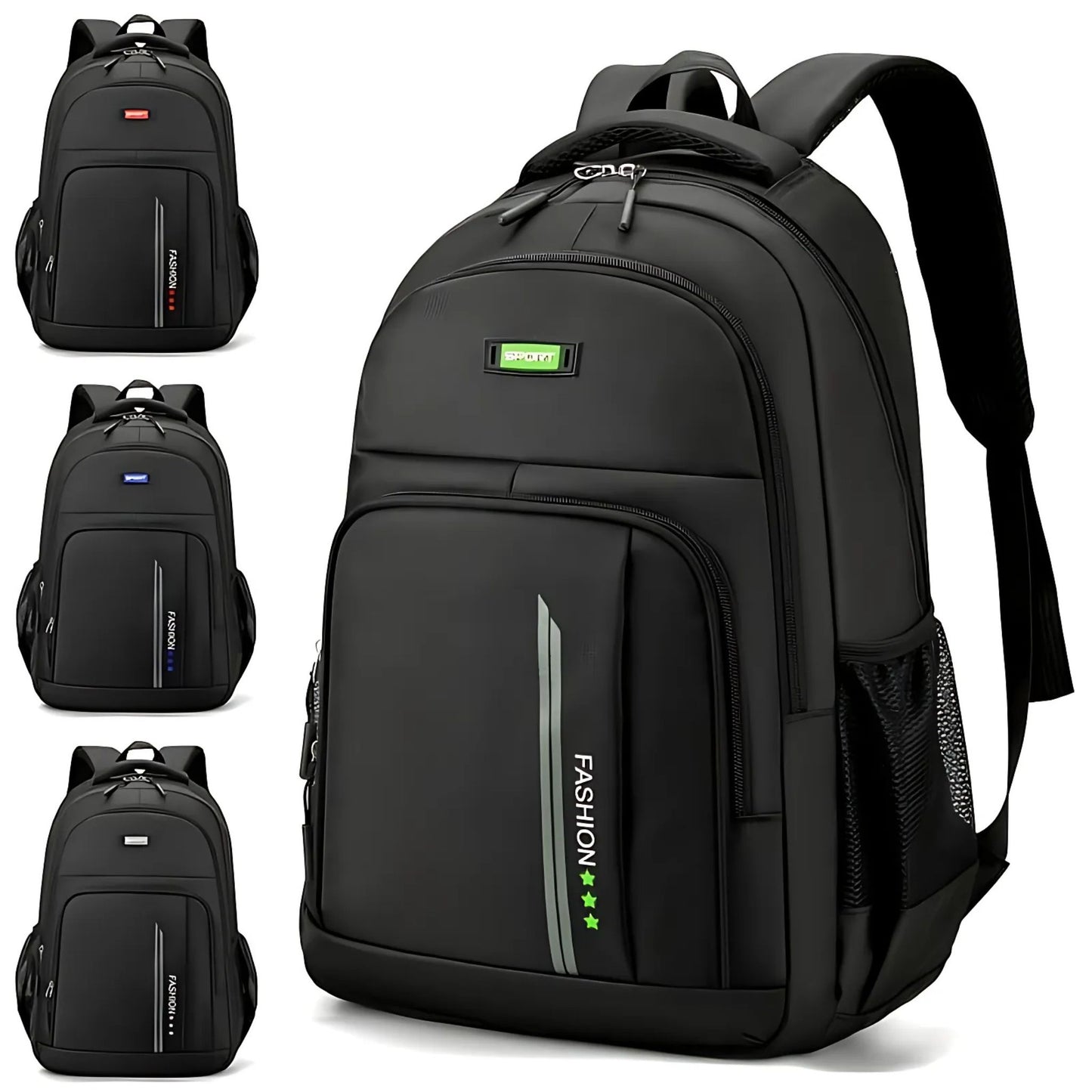 UrbanPro Multi-Pocket Laptop & School Backpack – Unisex (Multiple Colors)