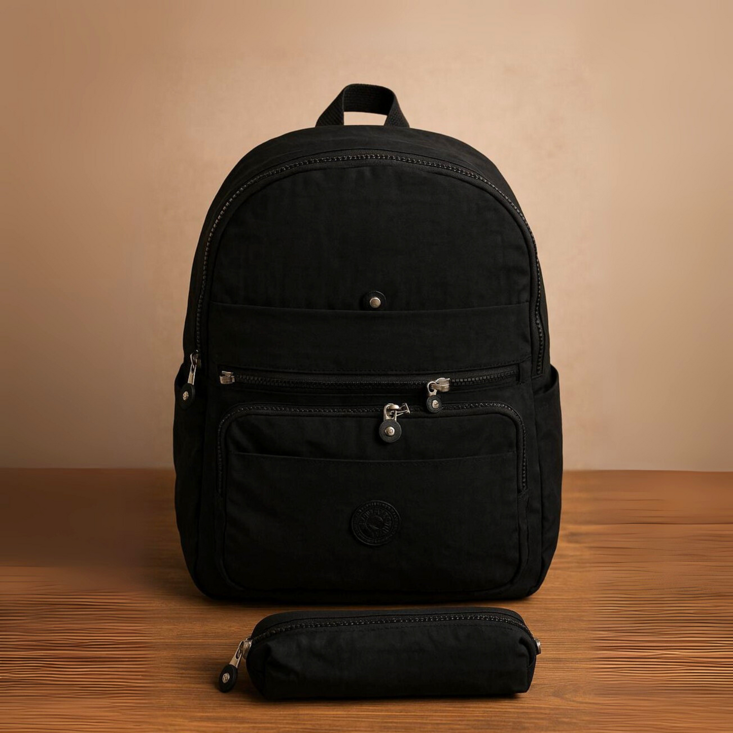 Premium Backpack with Matching Pencil Case – Multiple Colors