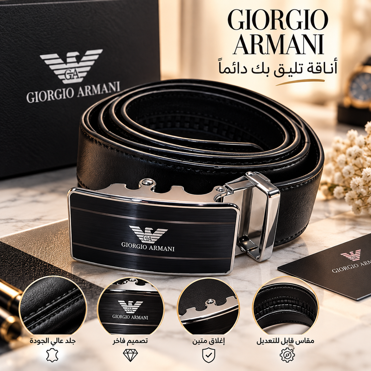 Premium Men's Leather Belts