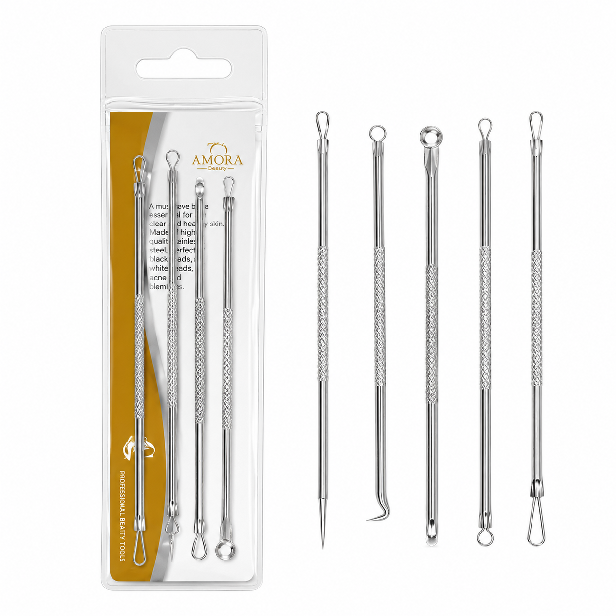 Professional Blackhead & Acne Extractor Tool Set