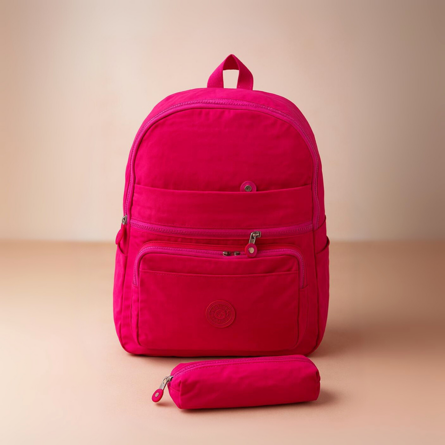Premium Backpack with Matching Pencil Case – Multiple Colors