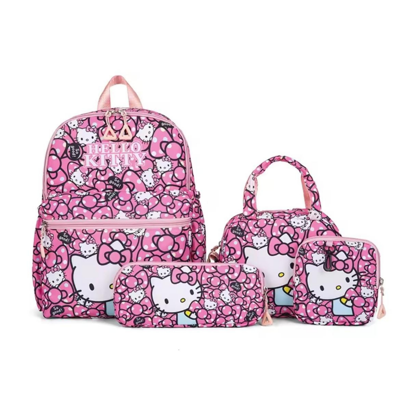 Kids 4-Piece Cartoon School Backpack Set – Multiple Designs