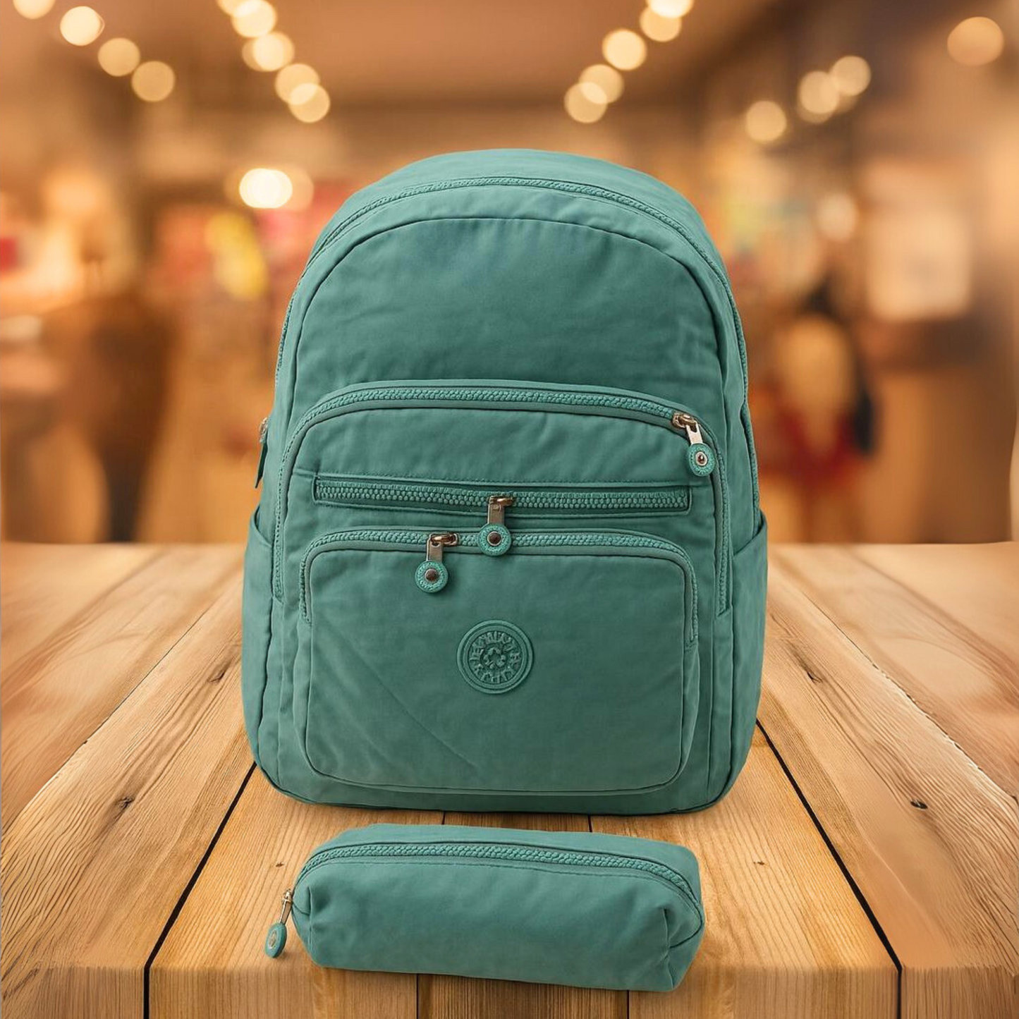 Premium Backpack with Matching Pencil Case – Multiple Colors