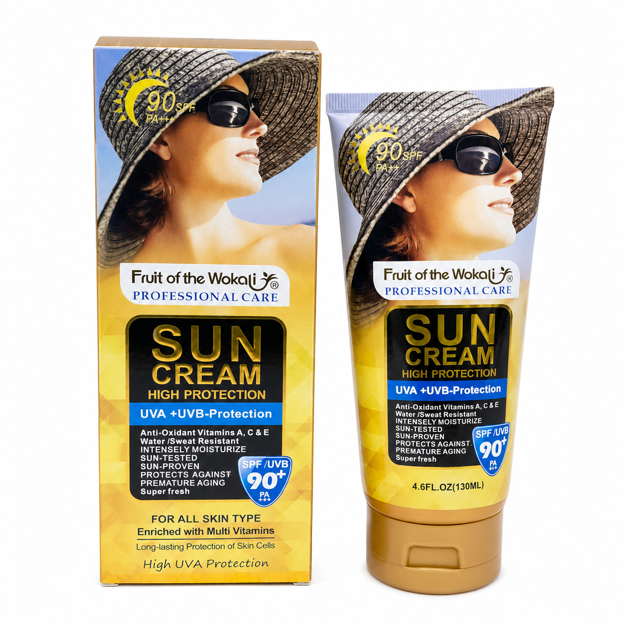 Fruit of the Wokali Professional Care Sun Cream SPF 90+