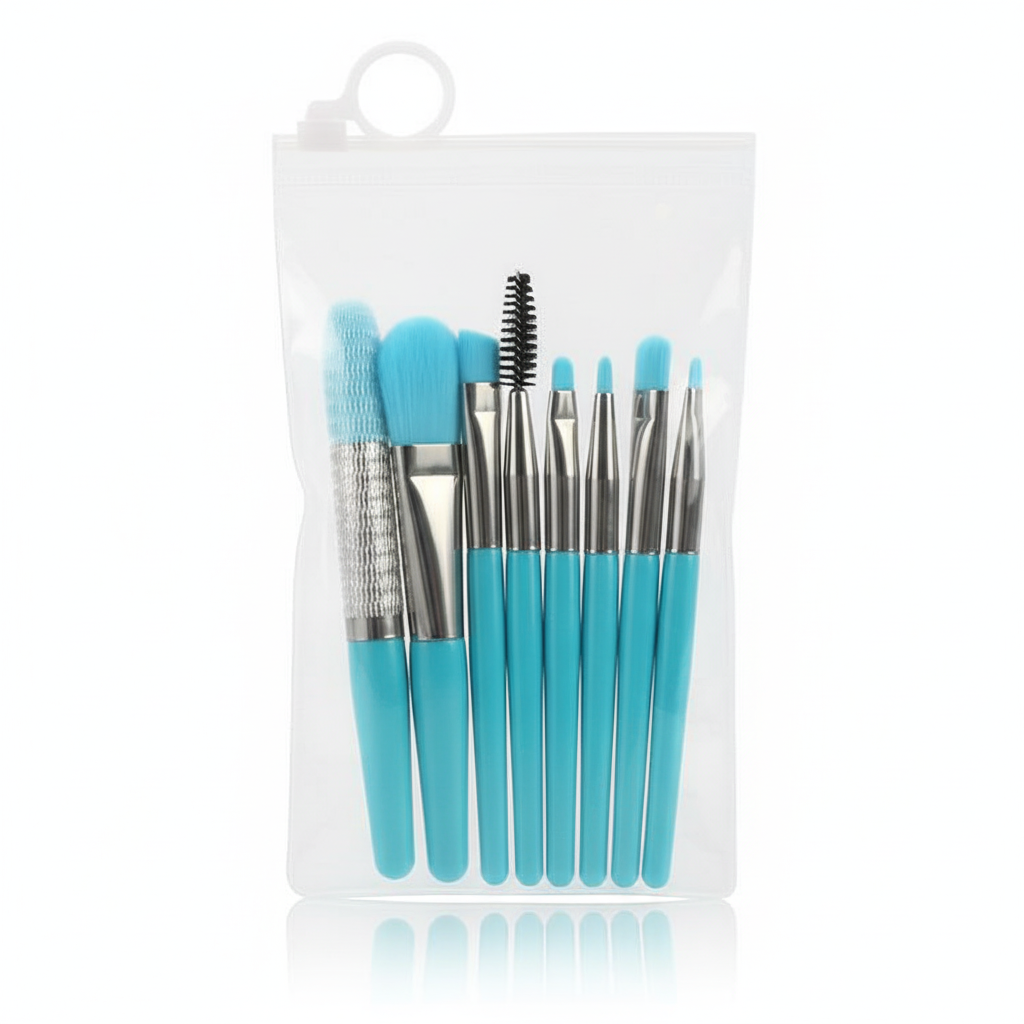 Portable 8-Piece Brush Set
