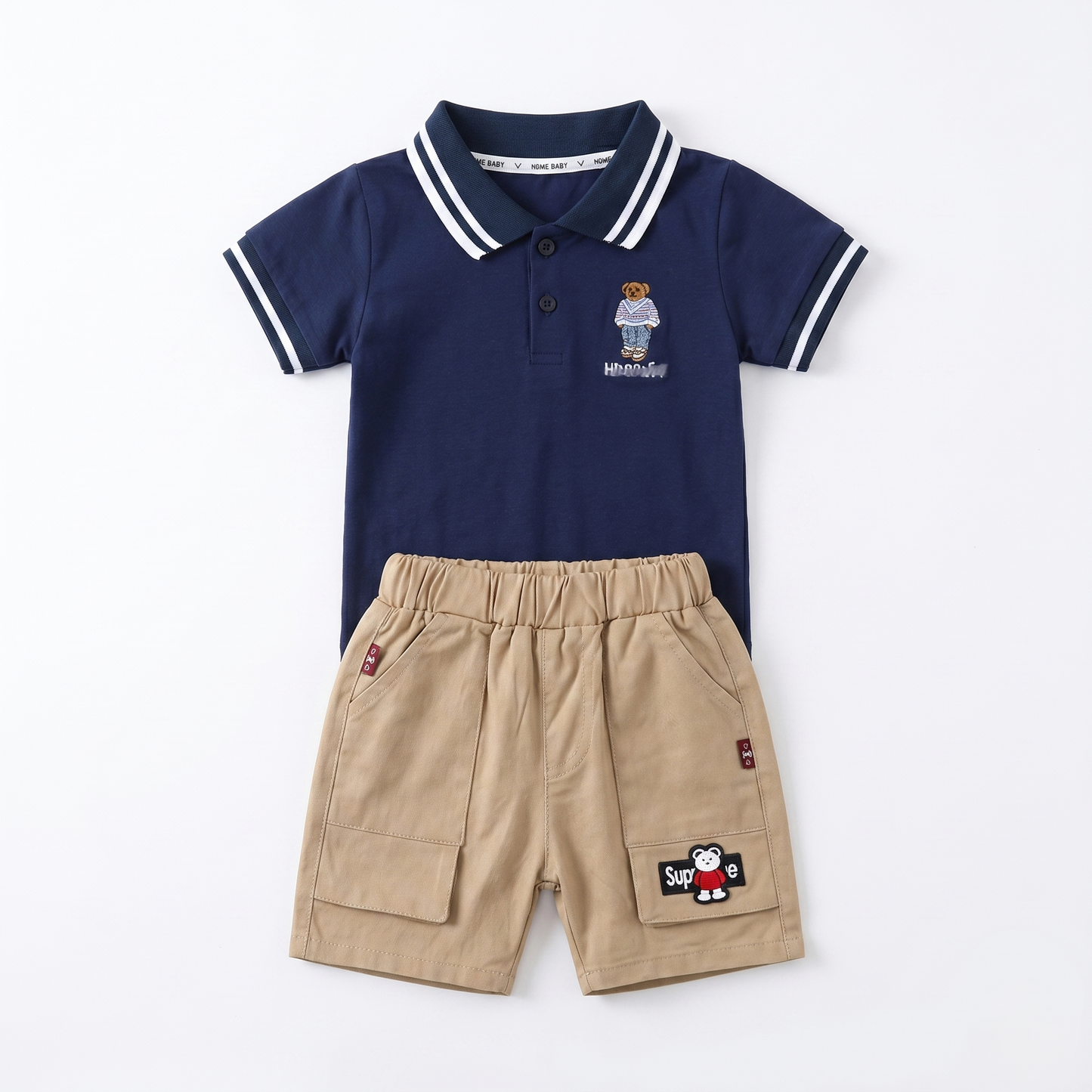 Premium Boys' Cotton & Linen Two-Piece Set
