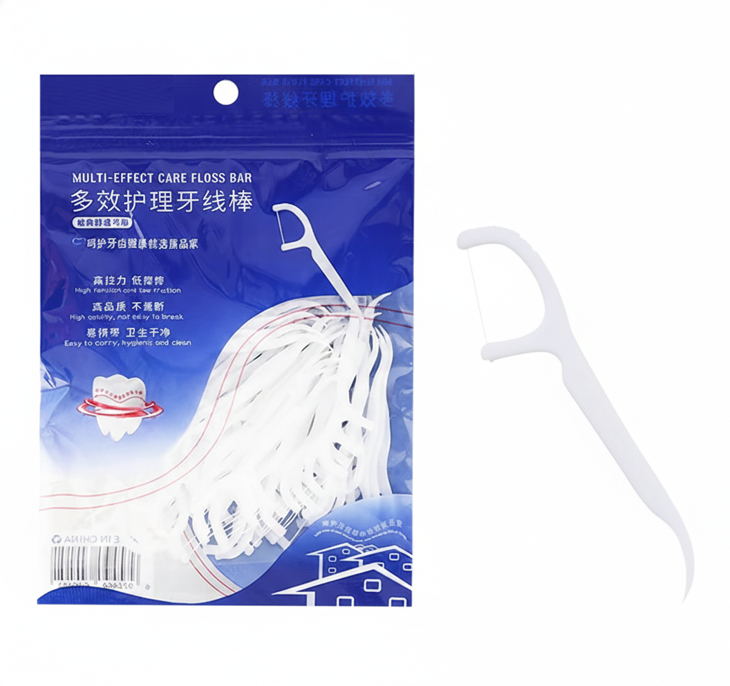 Multi-Effect Care Dental Floss Picks (50 pcs)