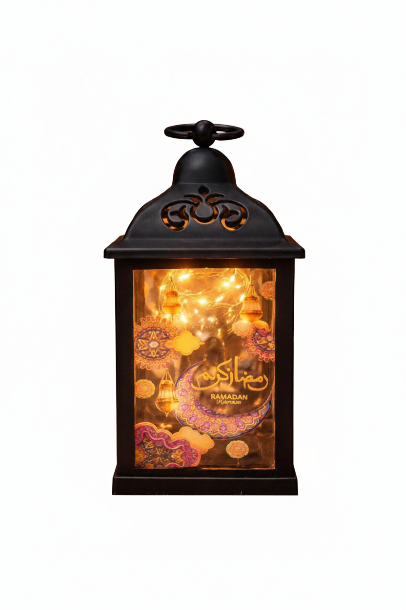 Illuminated Ramadan Lantern (Medium Size)
