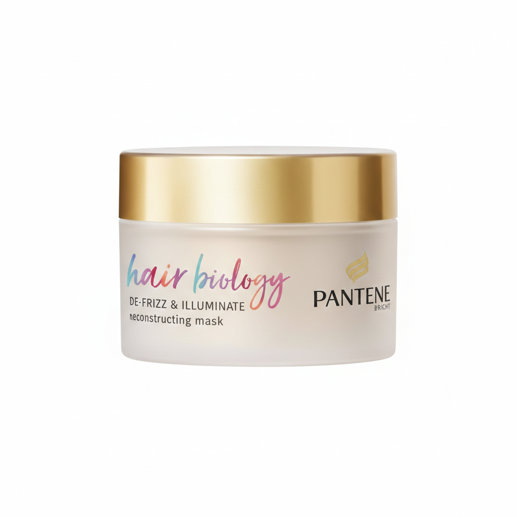 Pantene Hair Biology De-Frizz & Illuminate Reconstructing Mask