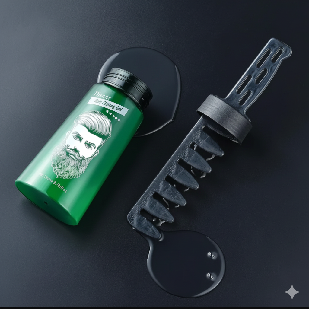 Disaar Hair Styling Gel with Precision Comb Applicator