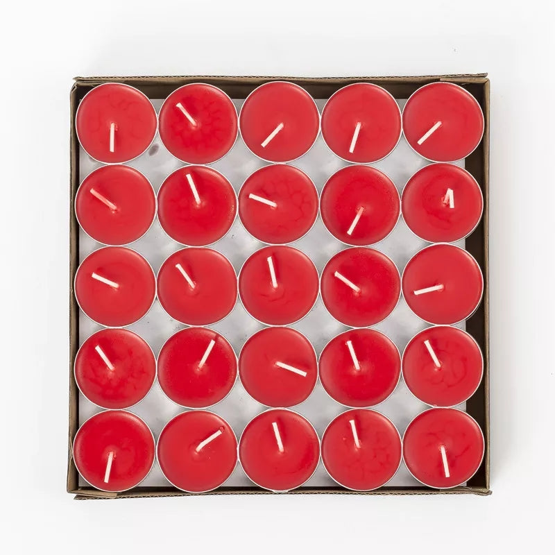 Premium Red Tea Light Candles