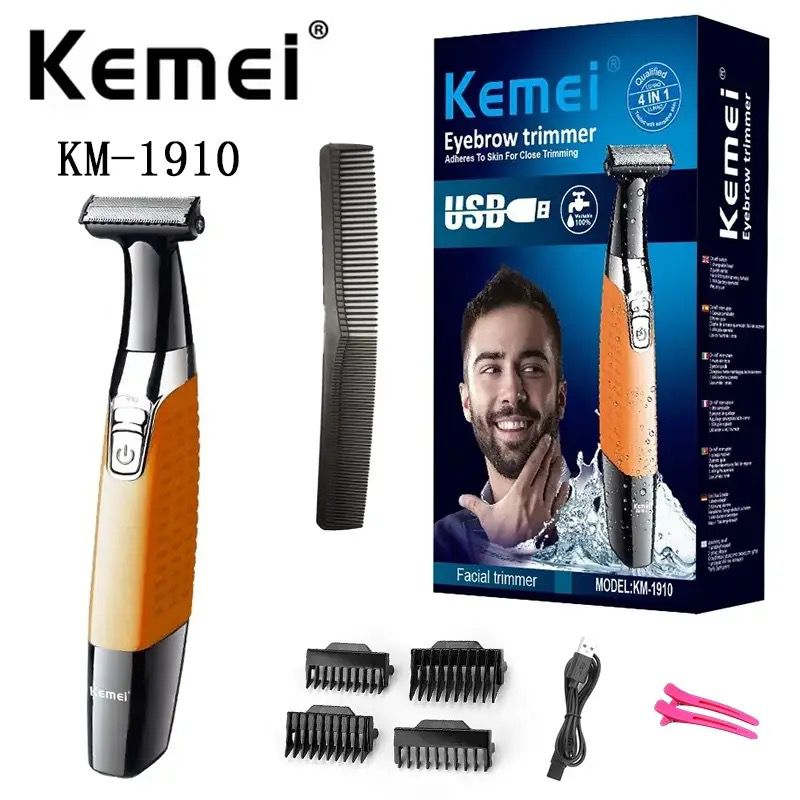 Kemei KM-1910 Rechargeable 4-in-1 Trimmer