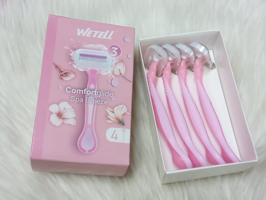 WETELL Comfortglide Spa Breeze Women’s Razor Set – 4-Pack