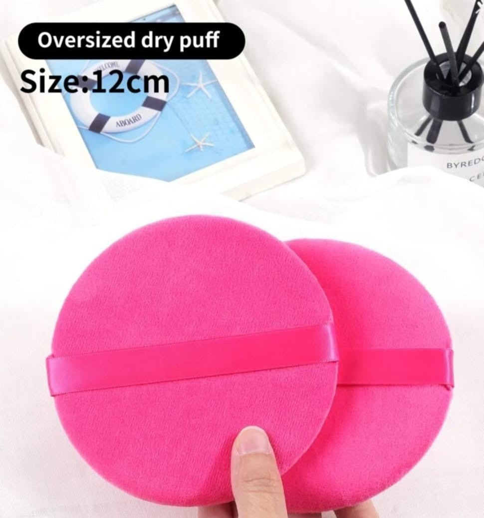 Oversized Soft Body & Face Powder Puff