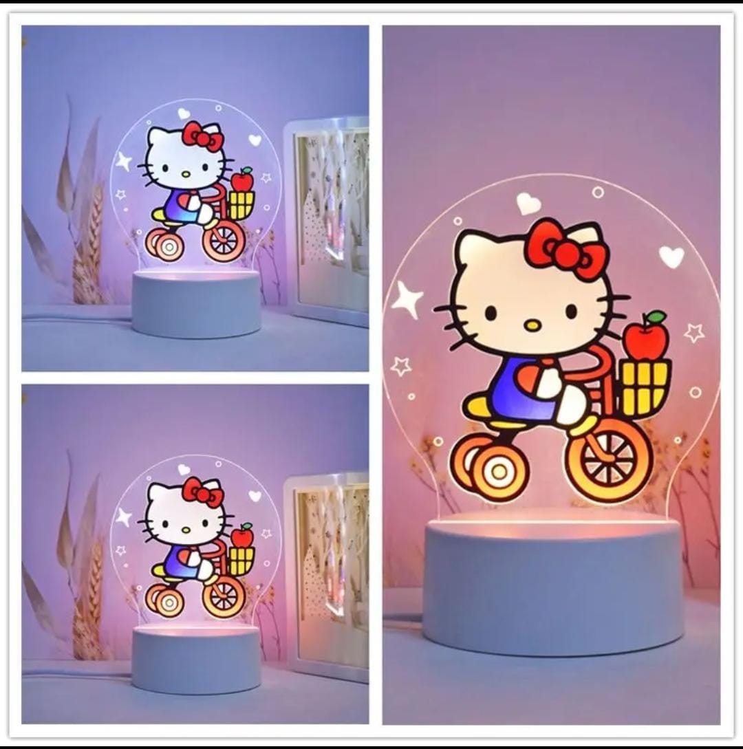 Hello Kitty 3D Acrylic LED Night Light