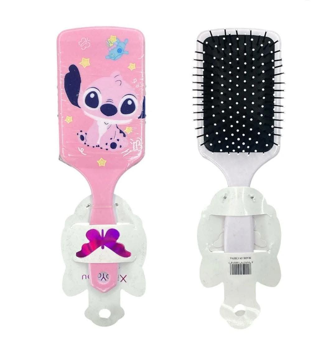 Pink Rectangular Hair Brush