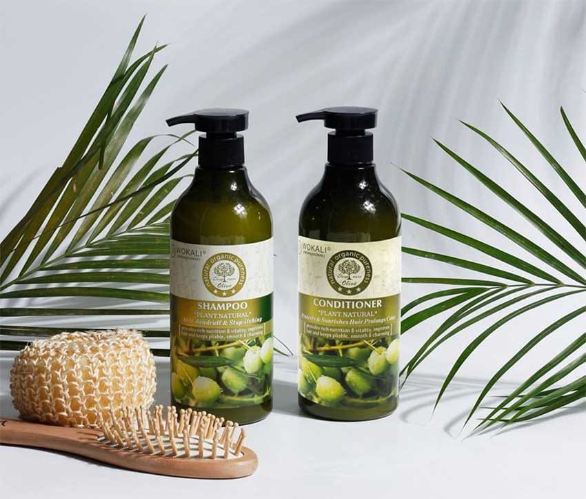 Wokali Healthy Hair Olive Oil Shampoo 550ML