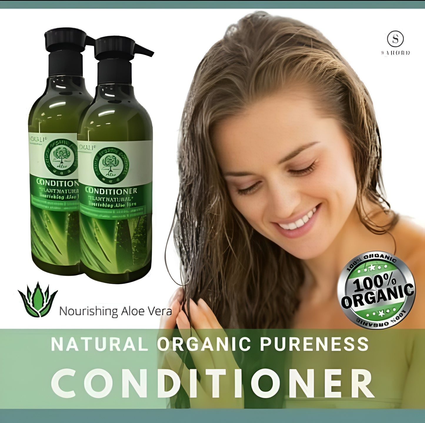 Wokali 100% Organic Aloe Vera Hair Conditioner 250ML