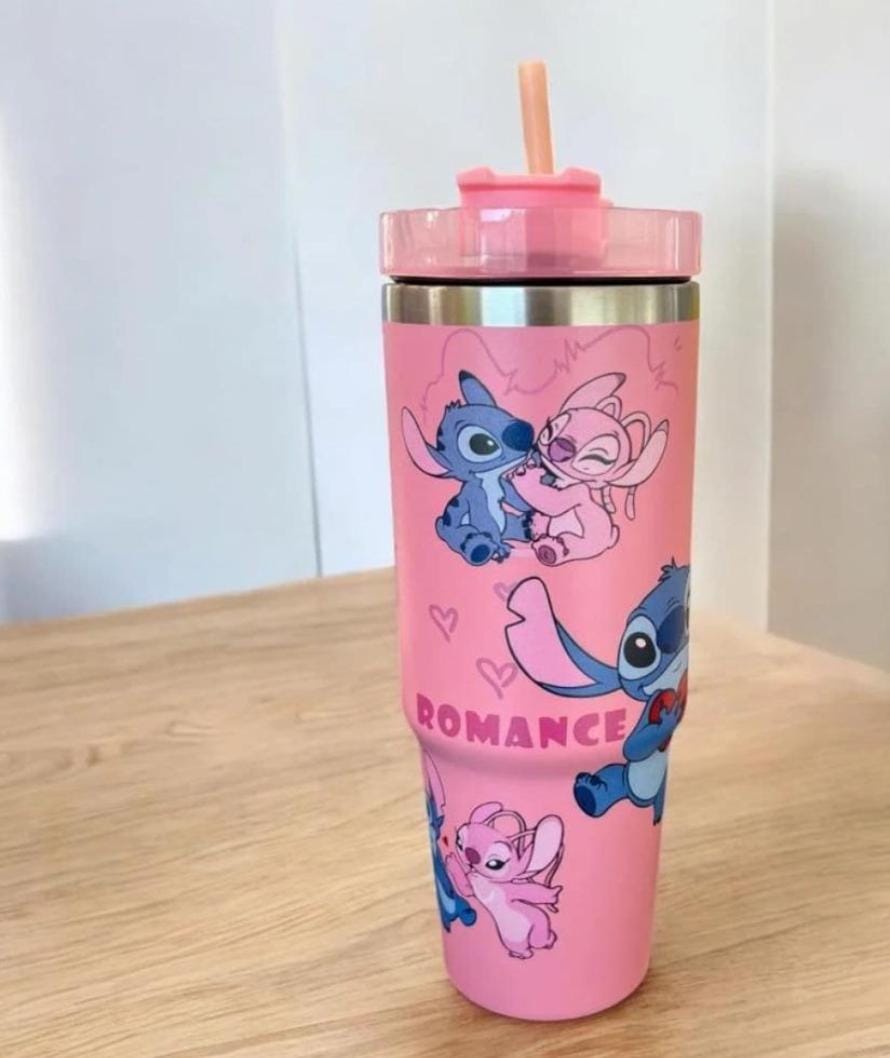 Stitch Stainless Steel Tumbler – 4 Colorful Variants
