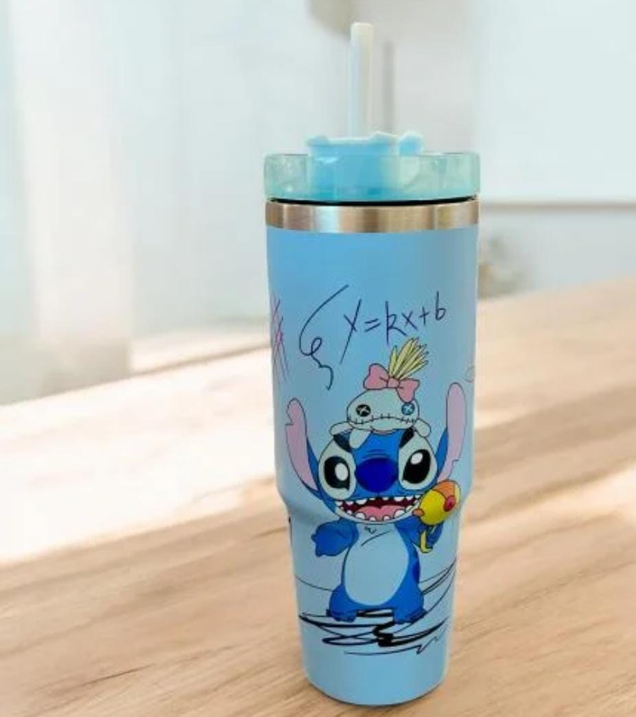 Stitch Stainless Steel Tumbler – 4 Colorful Variants