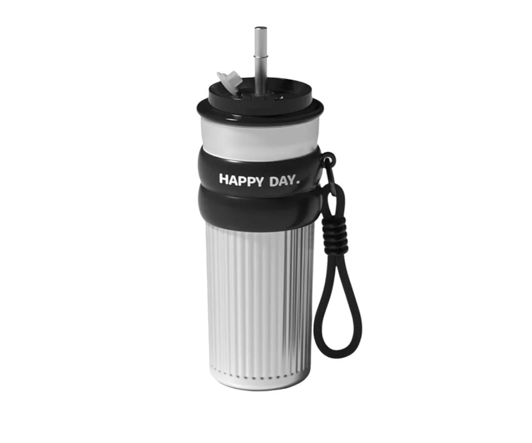 “Happy Day” Gradient Stainless Steel Bottle – 5 Colors