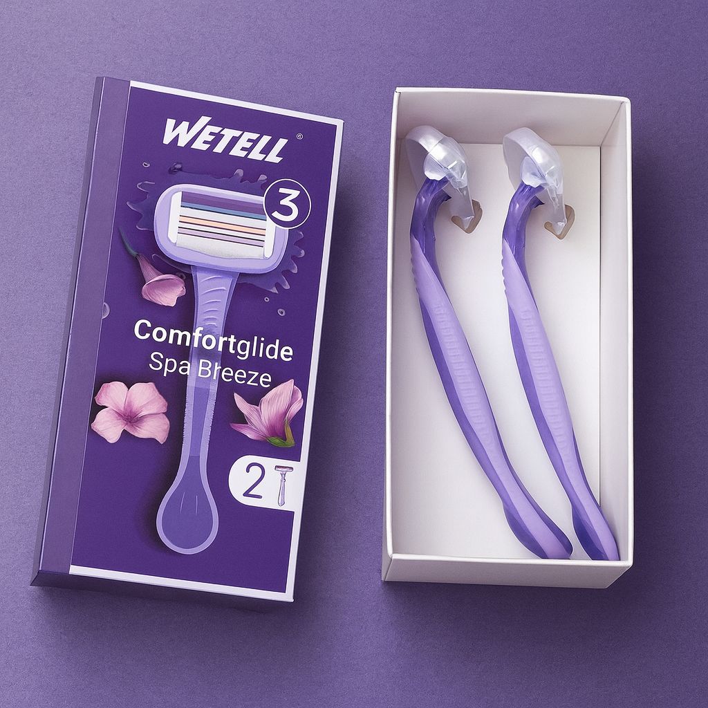 Wetell Spa Breeze Women's Razor Kit (2 Pieces)