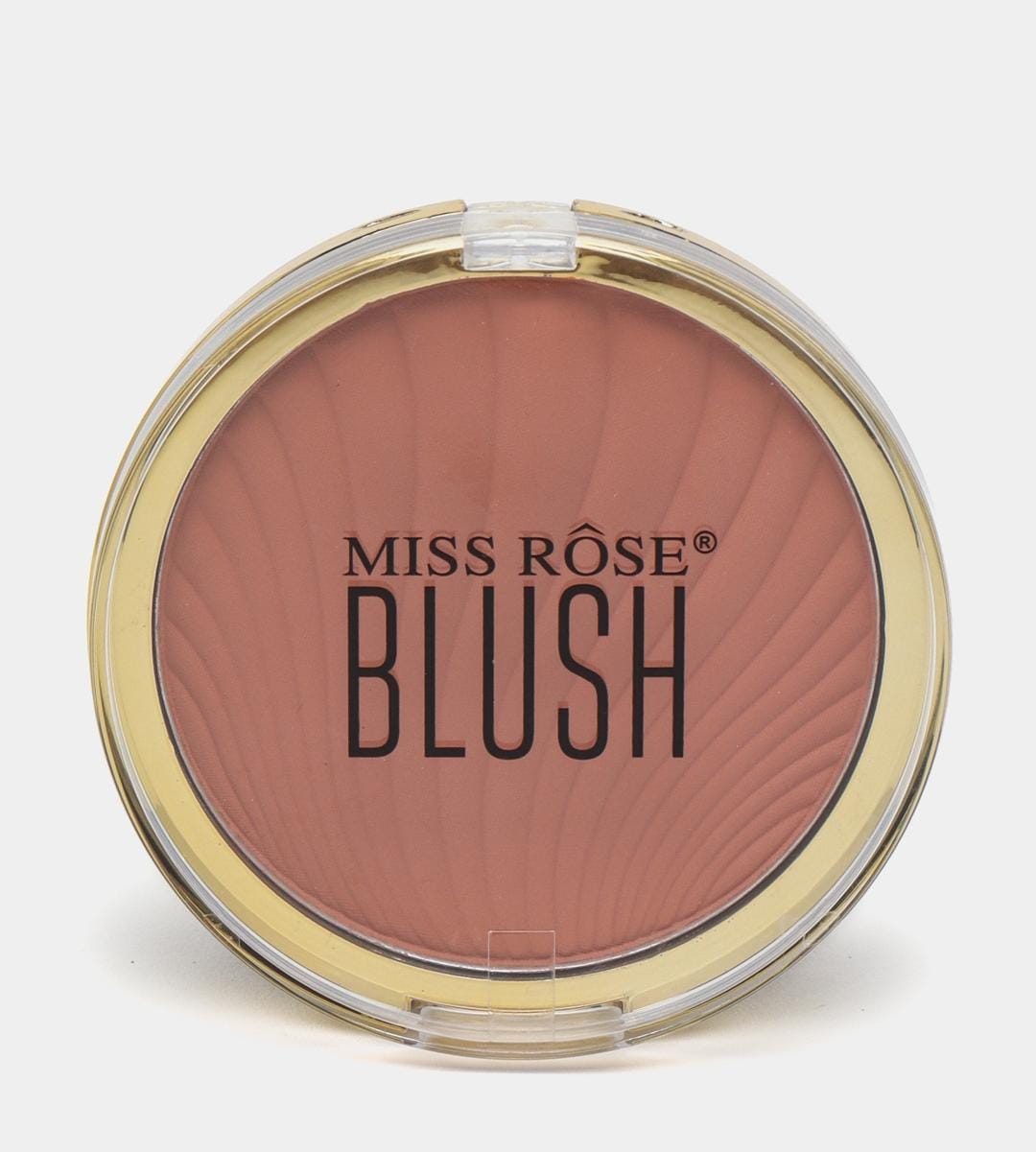 Miss Rose Elegant Gold-Rim Blush – Silky Smooth Powder Formula