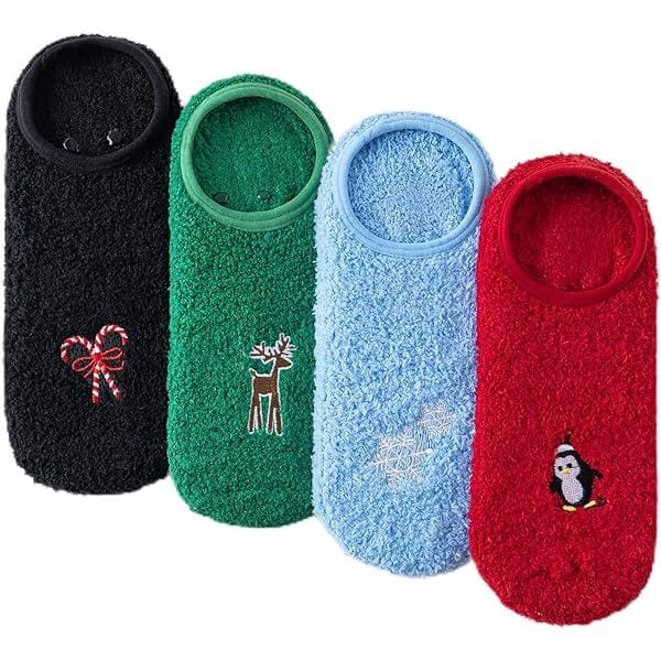Ultra-Soft Festive Winter Slipper Socks