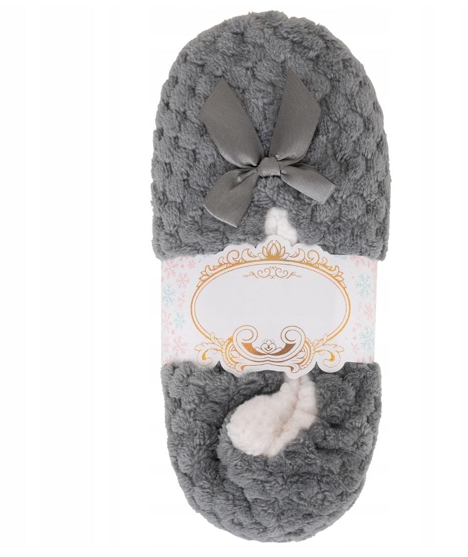 Plush Sherpa-Lined Fleece Slipper Socks