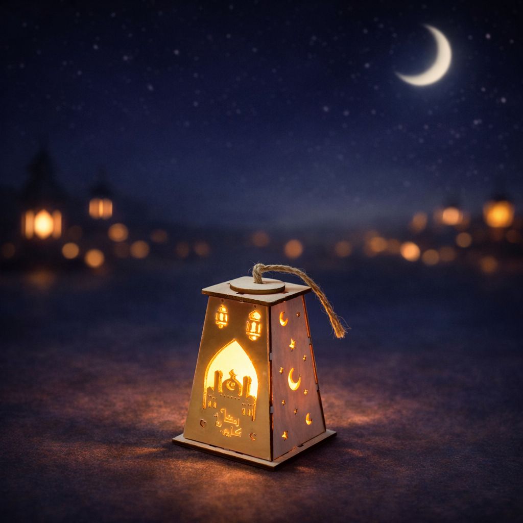 Wooden Ramadan Lantern