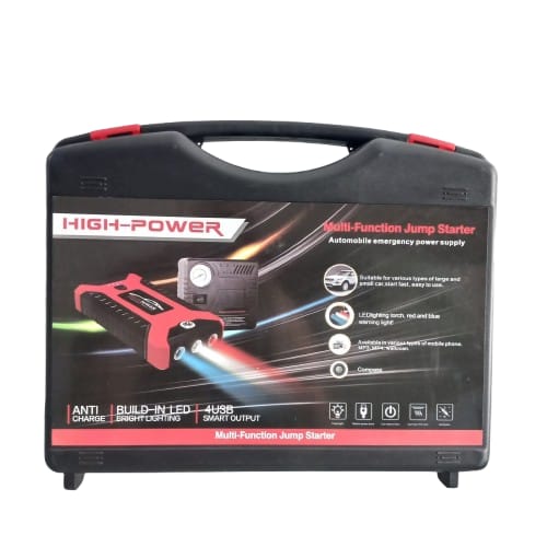 High-Power Multi-Function Jump Starter & Air Compressor Kit