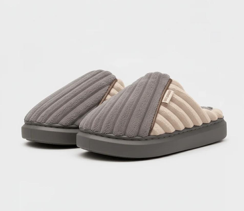 Cloud-Step Ribbed Mules