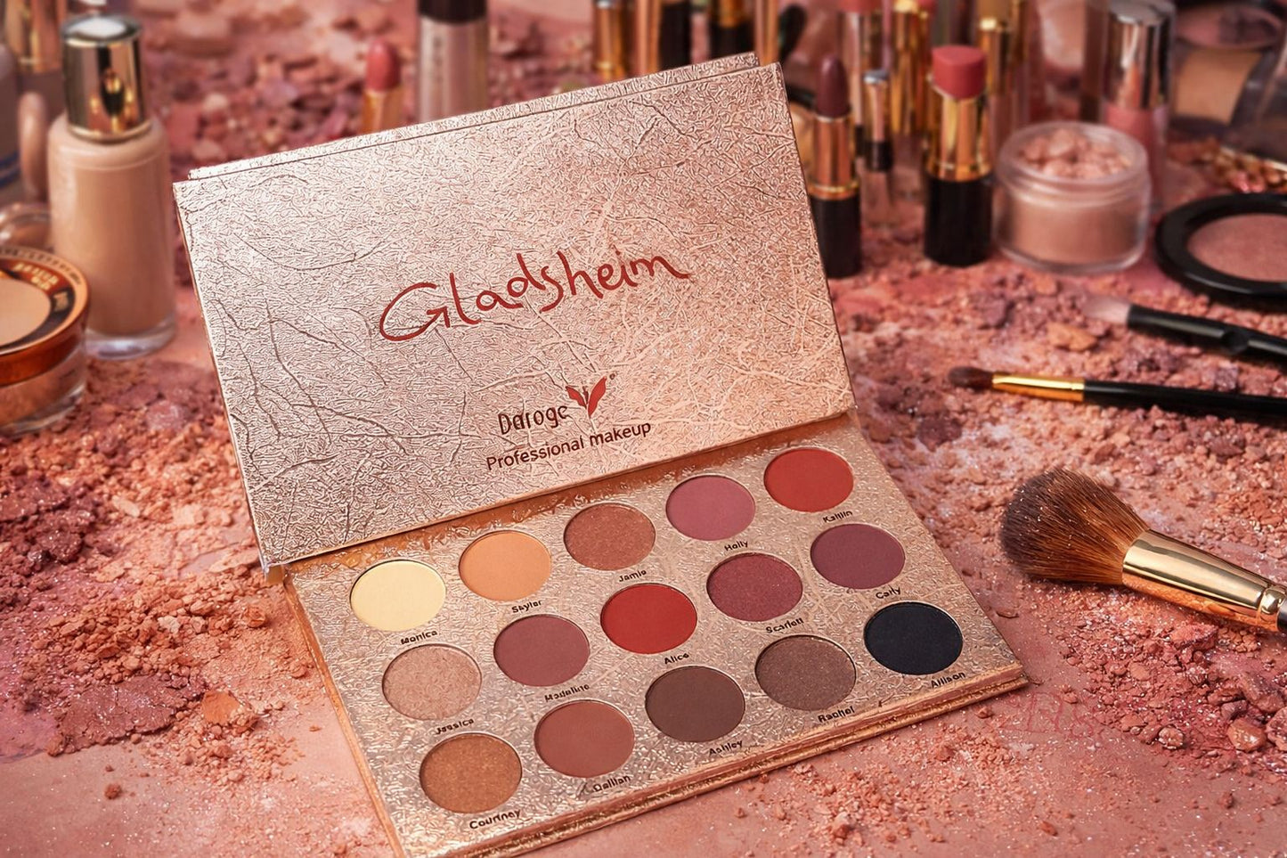 Gladsheim Professional 15-Color Eyeshadow Palette