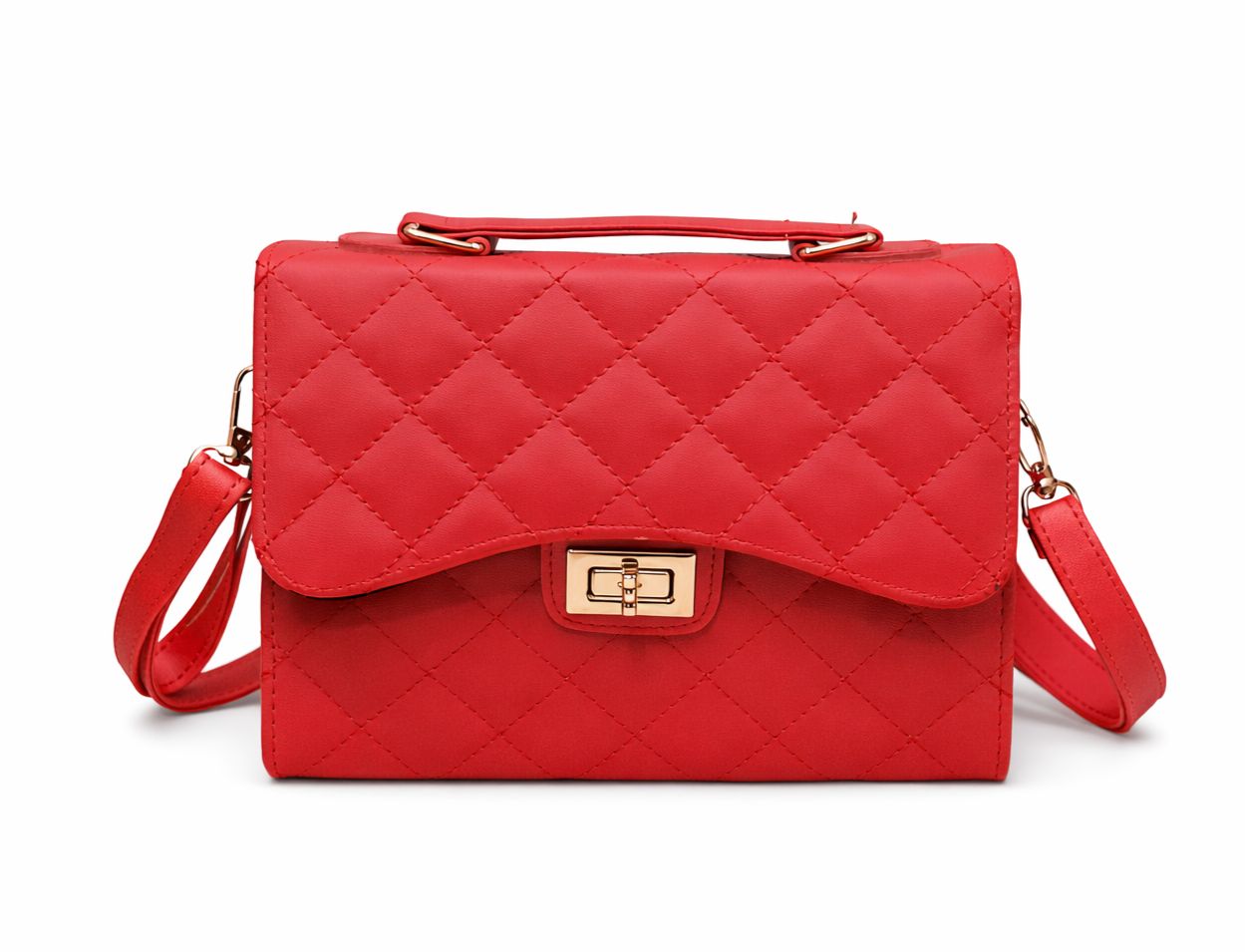 Quilted Elegance Crossbody Bag