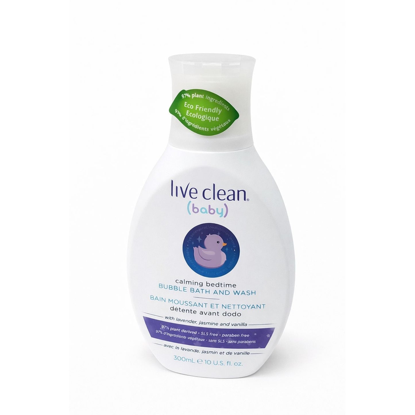 Live Clean Baby Calming Bedtime Bubble Bath and Wash