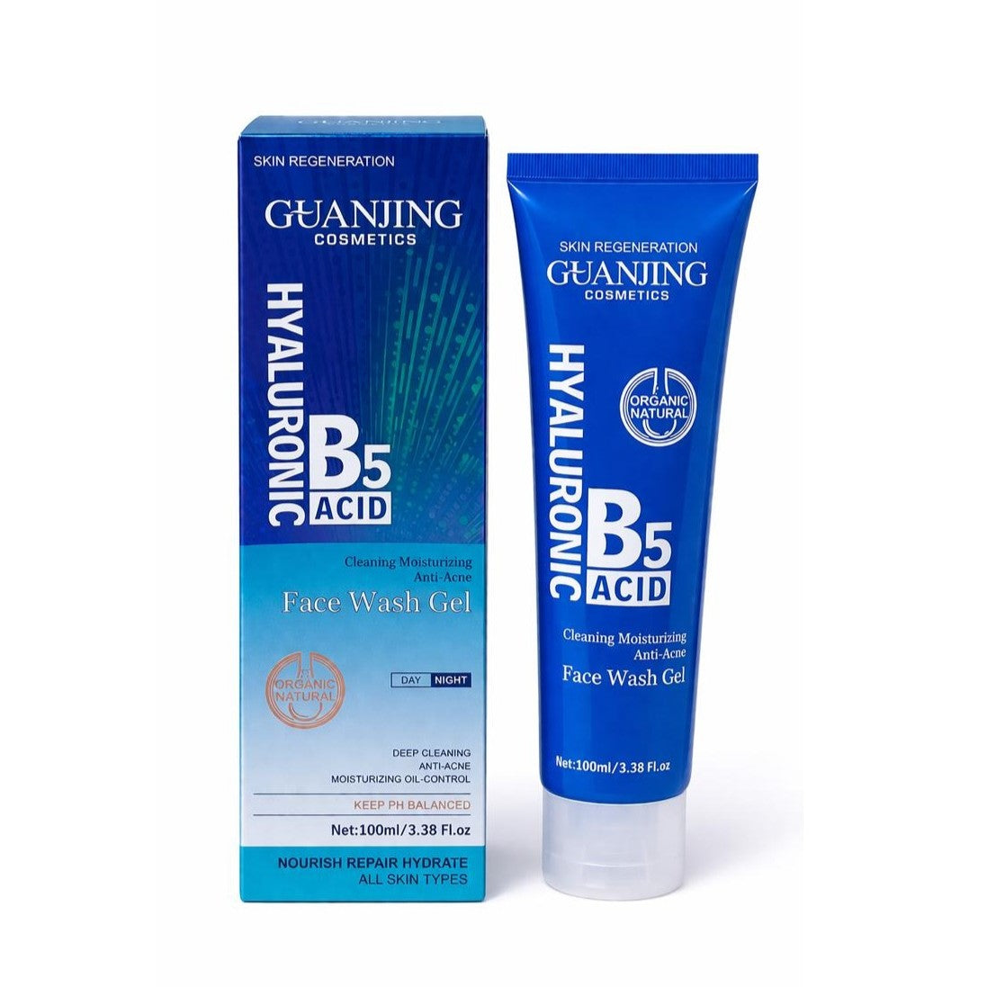 GUANJING Hyaluronic Acid + B5 Face Wash Gel