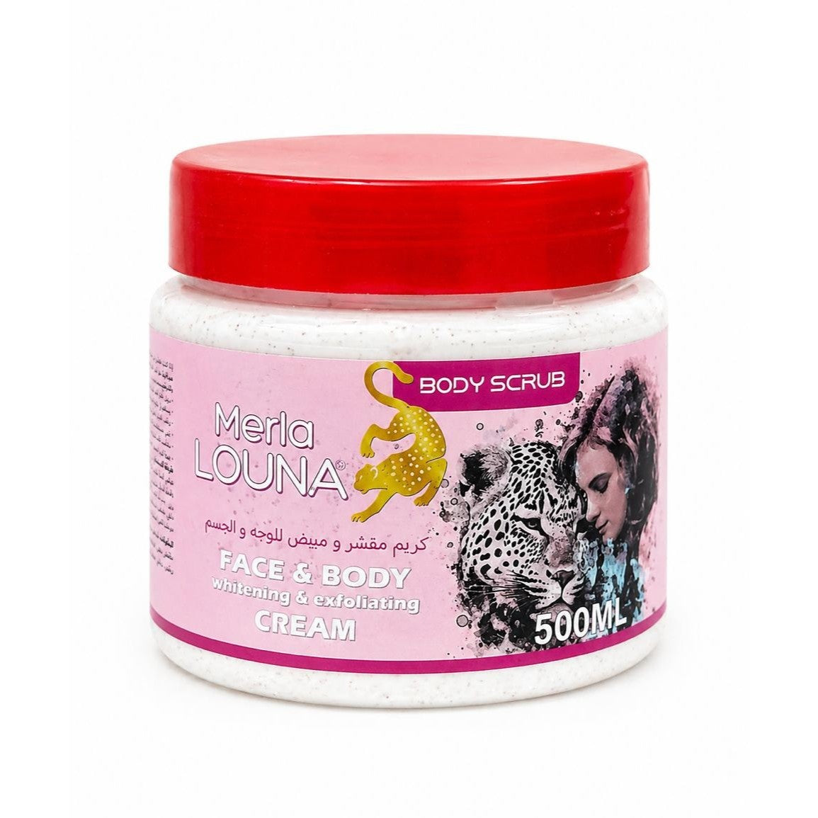 Merla Louna Face & Body Whitening and Exfoliating Cream