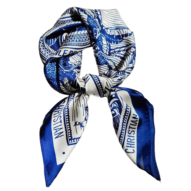 Narrow Silk Scarf