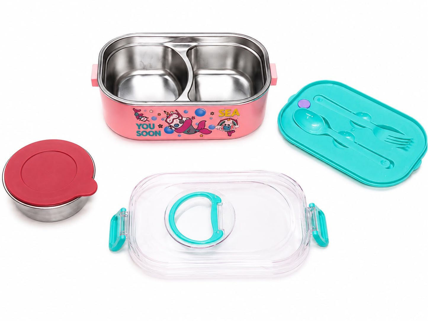 Cartoon-Themed Kids Lunch Box