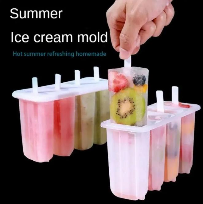 6-Slot Reusable Ice Cream Mold
