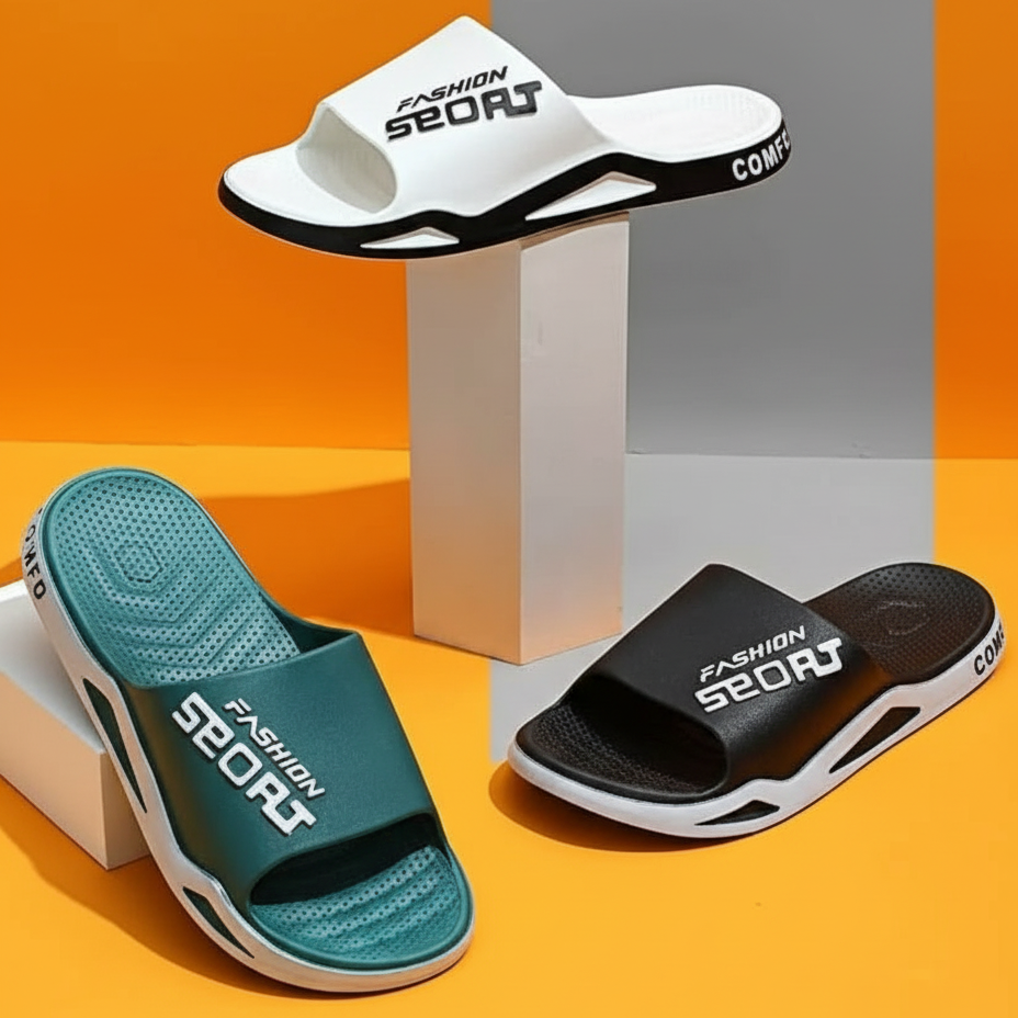 Comfortable Men’s Sport Slide Slippers