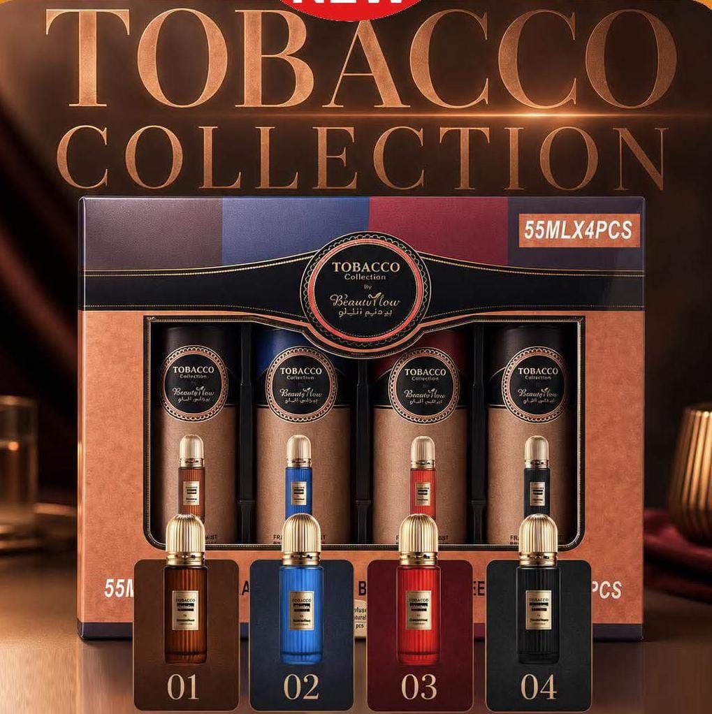Tobacco Collection Perfume Gift Set – 4 Pieces × 55ml