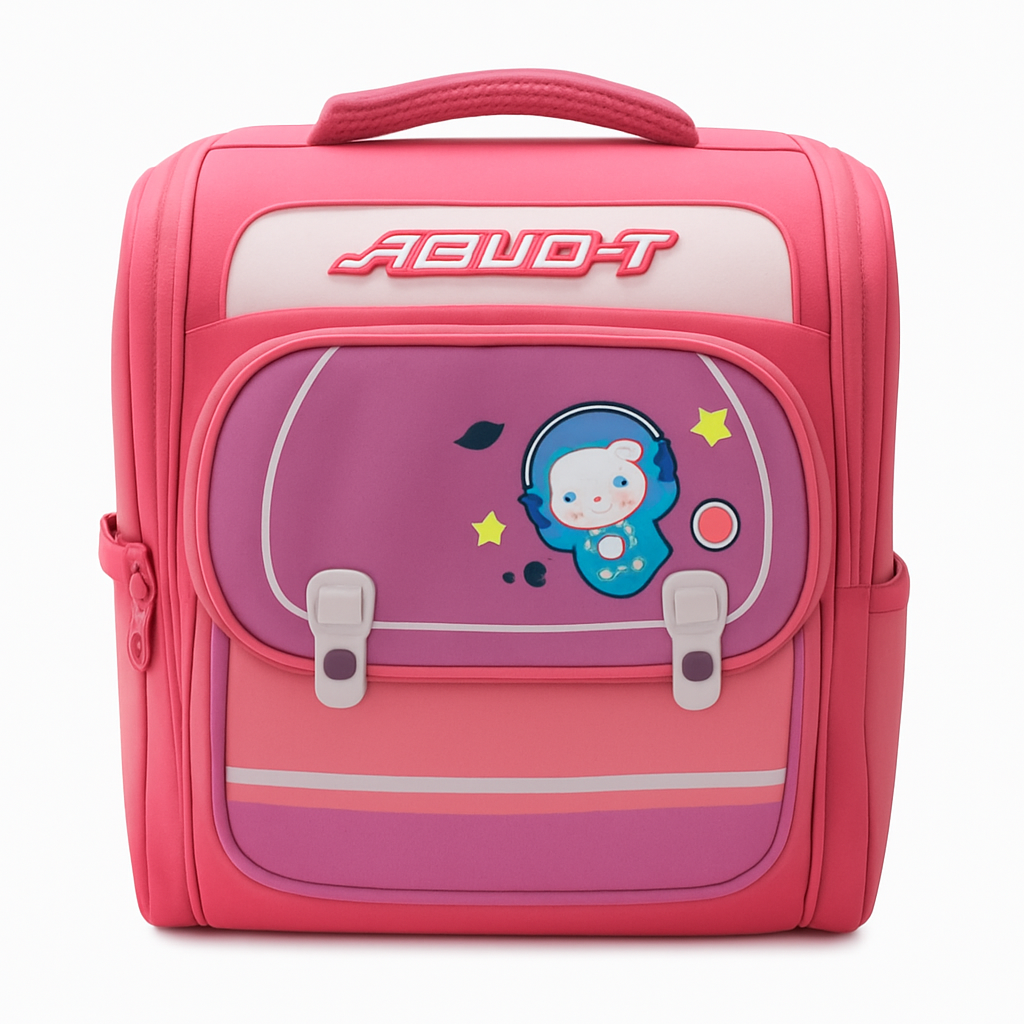 Multi-Layer Kids Backpack – Cartoon Print