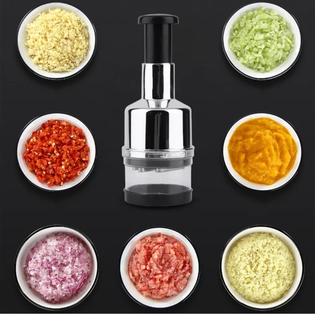 Manual Vegetable Chopper Hand-Powered Food Processor