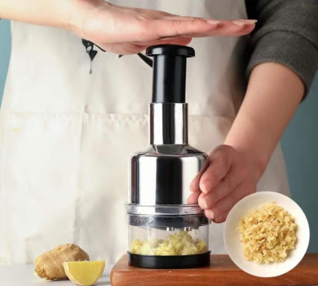 Manual Vegetable Chopper Hand-Powered Food Processor