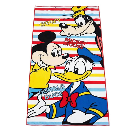 Kids Cartoon Beach Towel – Soft & Absorbent Bath and Pool Towel
