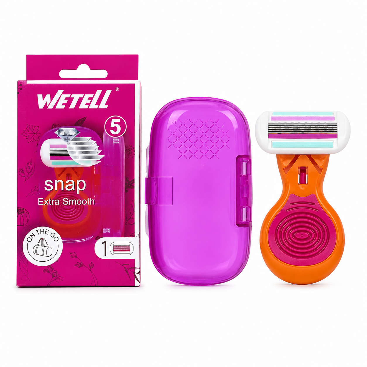 🪒 WETELL Snap Extra Smooth Travel Razor