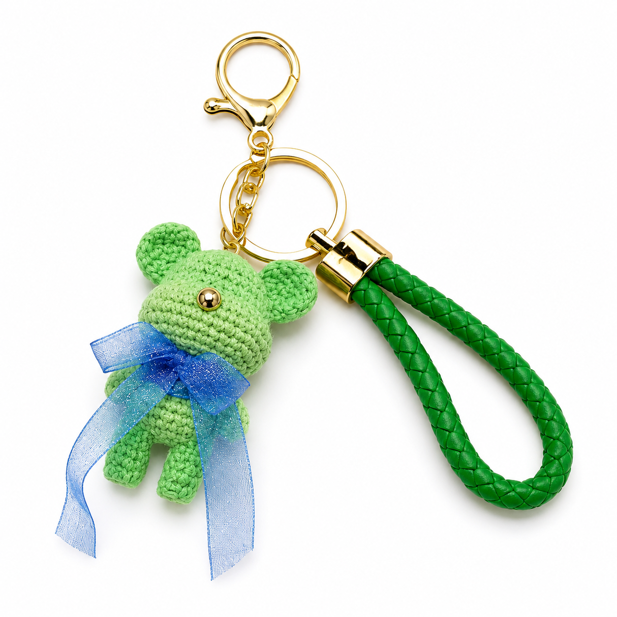 Cute Teddy Bear Keychain – Soft & Stylish Accessory