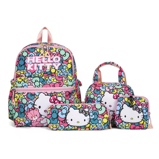Kids 4-Piece Cartoon School Backpack Set – Multiple Designs